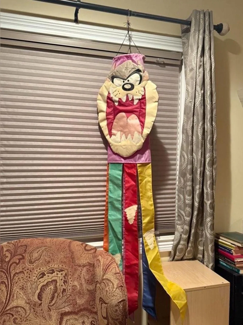 Vintage Looney Toons Tasmanian Devil Windsock